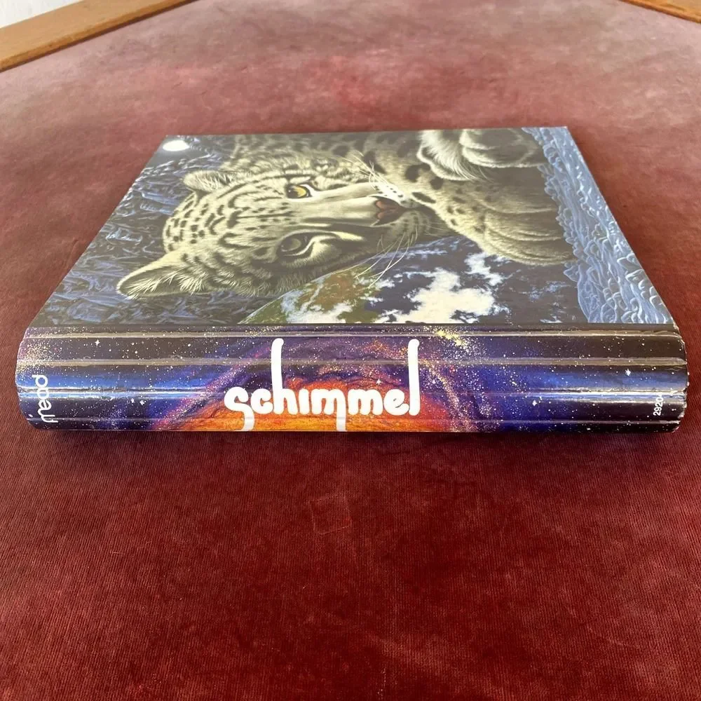 WHITE TIGER Cat SCHIMMEL MEAD 3 RING BINDER ONLY VINTAGE 1998